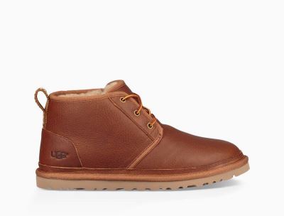 UGG Leather Neumel Mens Boots Chestnut/ Brown - AU 952WO